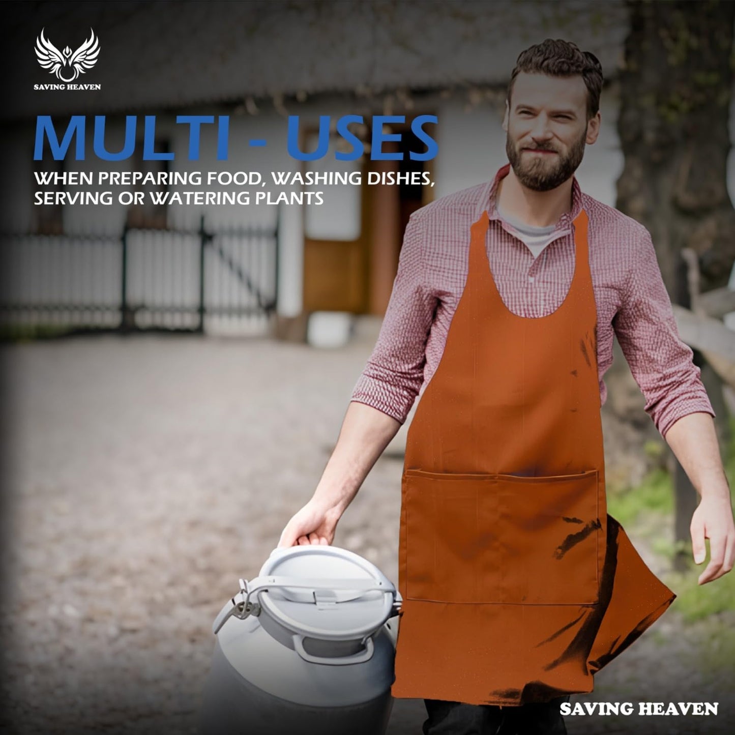 2-Pack Unisex Aprons